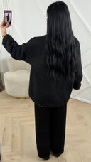 Teddy Jas Contrast Details en Rits