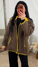 Teddy Jas Contrast Details en Rits