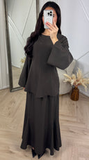 Two-Piece Maxi Set met Blouse en Rok