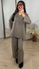 Two-Piece Set met Tuniek en Wijde Broek