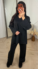 Two-Piece Set met Tuniek en Wijde Broek