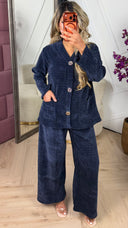Two Piece Set met Sierknopen