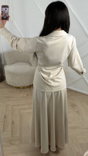 Wrap Two-Piece Set met Maxi Rok