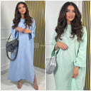 Trending Super Soft Cheesecloth Oversized Dress Splits