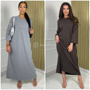 Oversized Basic Maxi Dress Jessy Cotton Premium Quality
