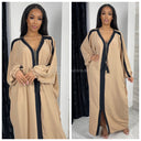 Oversized Abaya Stripe Detail
