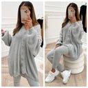 Musthave Comfy 6 Button Detail Knitted Set 1486