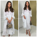 Premium Quality Anglaise Broderie Dress MADE IN ITALY