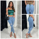 Premium Quality Stretch Ripped Jeans Ay8008