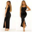 Super Stretch Elastische Jurk Badpakmateriaal Split