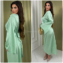 Basic Satin Dress Tie Belt