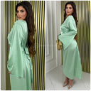 Basic Satin Dress Tie Belt