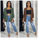 Bestseller Pocket And Ruffle Detail Sleeves Blazer With Lining