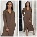 Blouse Maxi Cheesecloth Dress