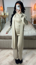By FARAH 3-teiliges Set aus hochwertiger Strickmode