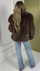 BY FARAH Faux Fur Teddy Jacket Chester Lining