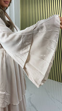 BY FARAH Premium Tie Belt Pleated Dress