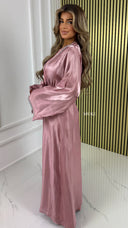 BY FARAH  Special Tie Belt Diamond Kimono + Long Sleeve Underdress