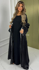 BY FARAH  Special Tie Belt Diamond Kimono + Long Sleeve Underdress