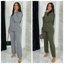 Musthave Cable Comfy Set Wide Legs