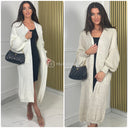 Knitwear Cardigan Balloon Sleeves Premium Quality