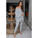 Musthave Comfy 6 Button Detail Knitted Set 1486