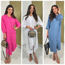 Super Soft Cheesecloth Maxi Blouse Dress