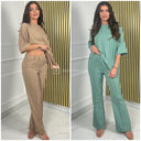 CheeseCloth Basic Set Wide Leg Mid Stripe 2023