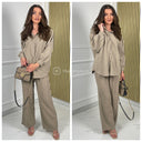 Super Soft Cheesecloth Blouse Wide Leg Set