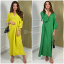 Super Soft Cheesecloth Collar Dress