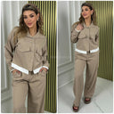 Crop Blouse White Detail Set
