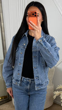 Denim Jasje met Rechte Pasvorm – HM8505-3