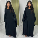 Double Tie Belt Sides Oversized Basic Dress