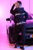Dutch Angels Zwarte Hoodie Trainingspak met Rits