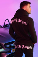 Dutch Angels Zwarte Hoodie Trainingspak met Rits