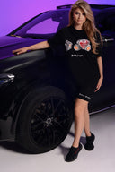 Dutch Angels Broken Teddy Black Oversized T-shirt