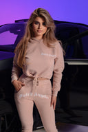 Dutch Angels Imprint Crop Set Nude Tracksuit