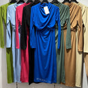 Wrapped dress split