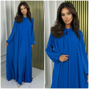 Elegant Wrapped Tie Belt Dress