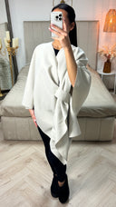 Essential Wrap Poncho Oversized