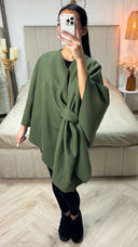 Essential Wrap Poncho Oversized
