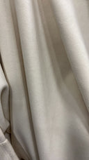 Minimal Fleece Maxi Jurk met Wijde Mouwen