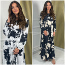 Koop trendy stijl oversized bloemen jurk. Koop je trendy dameskleding in Rotterdam.