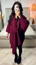 Essential Wrap Poncho Oversized