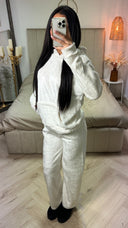 Fully Double Sided Teddy Hoodie Set