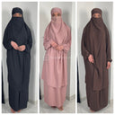 2pcs Khimar Skirt Set