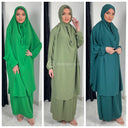 2pcs Khimar Skirt Set