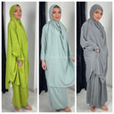 2pcs Khimar Skirt Set
