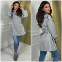 Hoodie Jogging Material Waist Detail