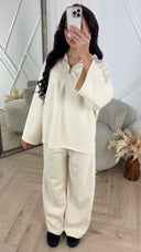 Comfy Fleece Two-Piece Set met Capuchon